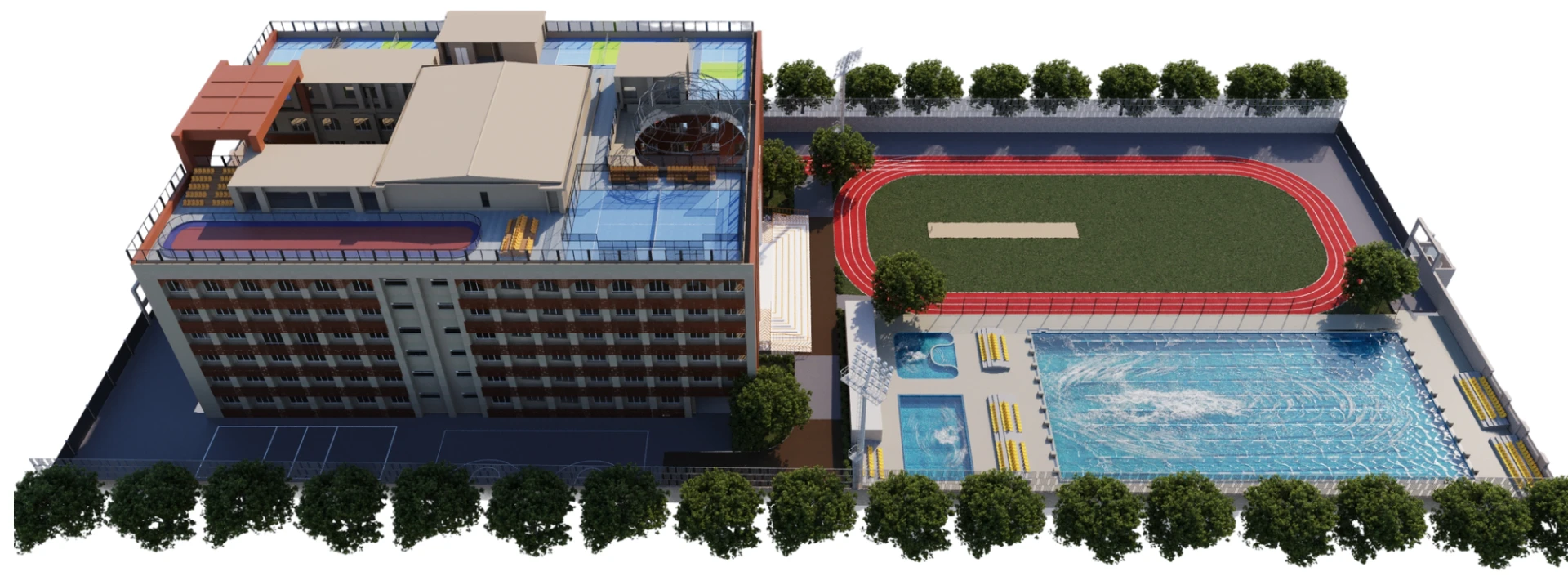 Campus 3D model